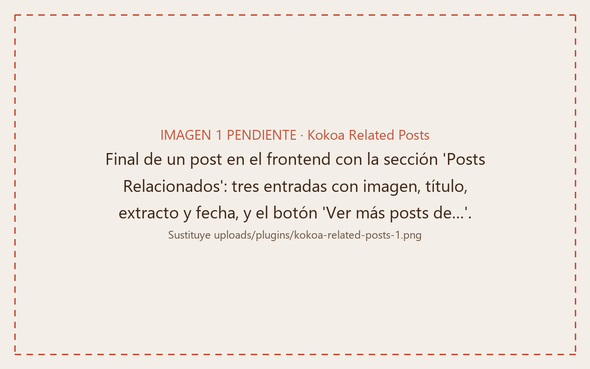 Related posts section at the end of an article with three posts from the same category